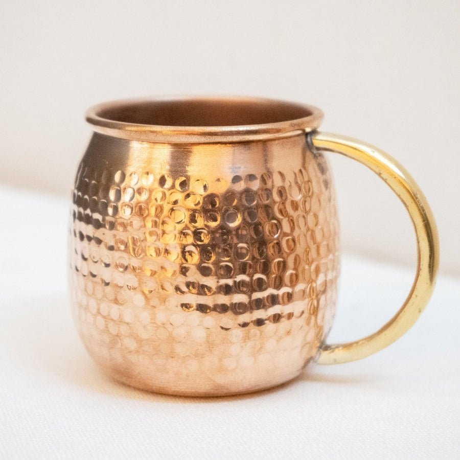 Handcrafted Pure Copper Personalized Mug - Brassna