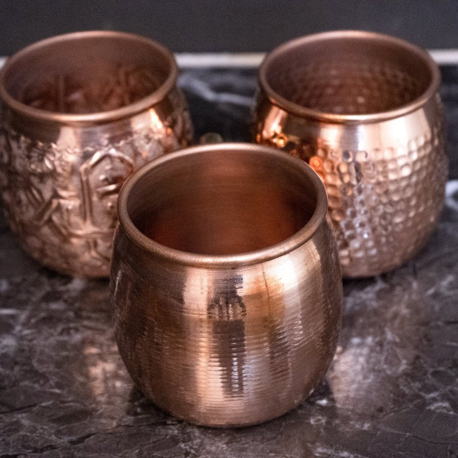 Handcrafted Pure Copper Personalized Mug - Brassna