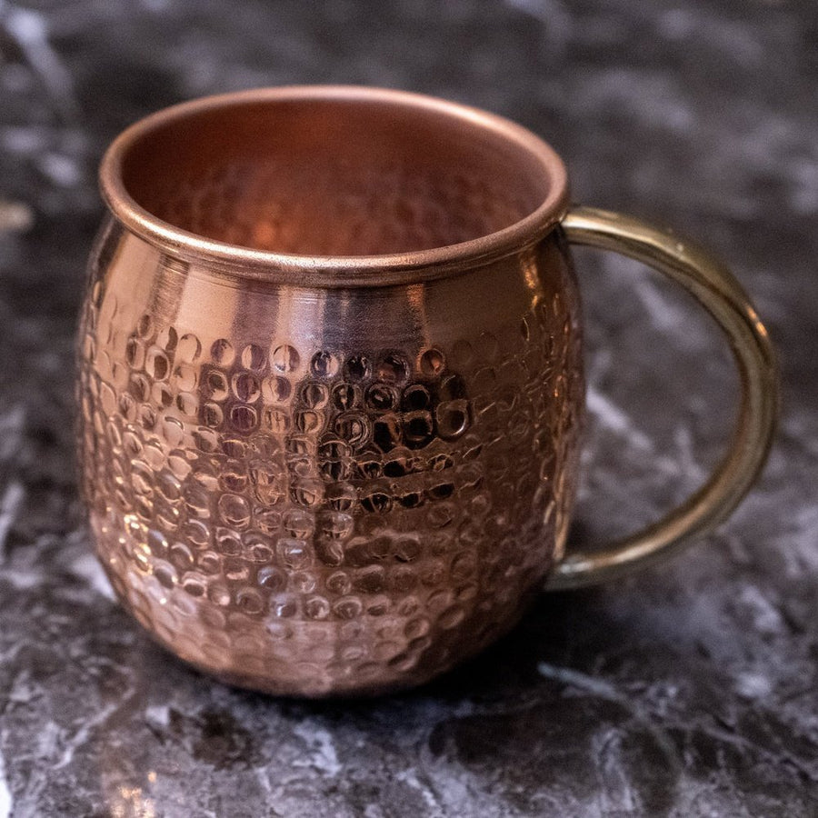 Handcrafted Pure Copper Personalized Mug - Brassna