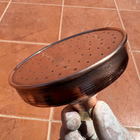 Handcrafted Solid Copper Head Shower For Outdoor Works - Brassna