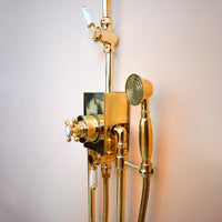 Handcrafted Thermostatic Shower - Brassna