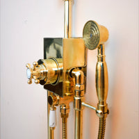 Handcrafted Thermostatic Shower - Brassna