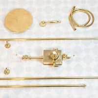Handcrafted Thermostatic Shower - Brassna