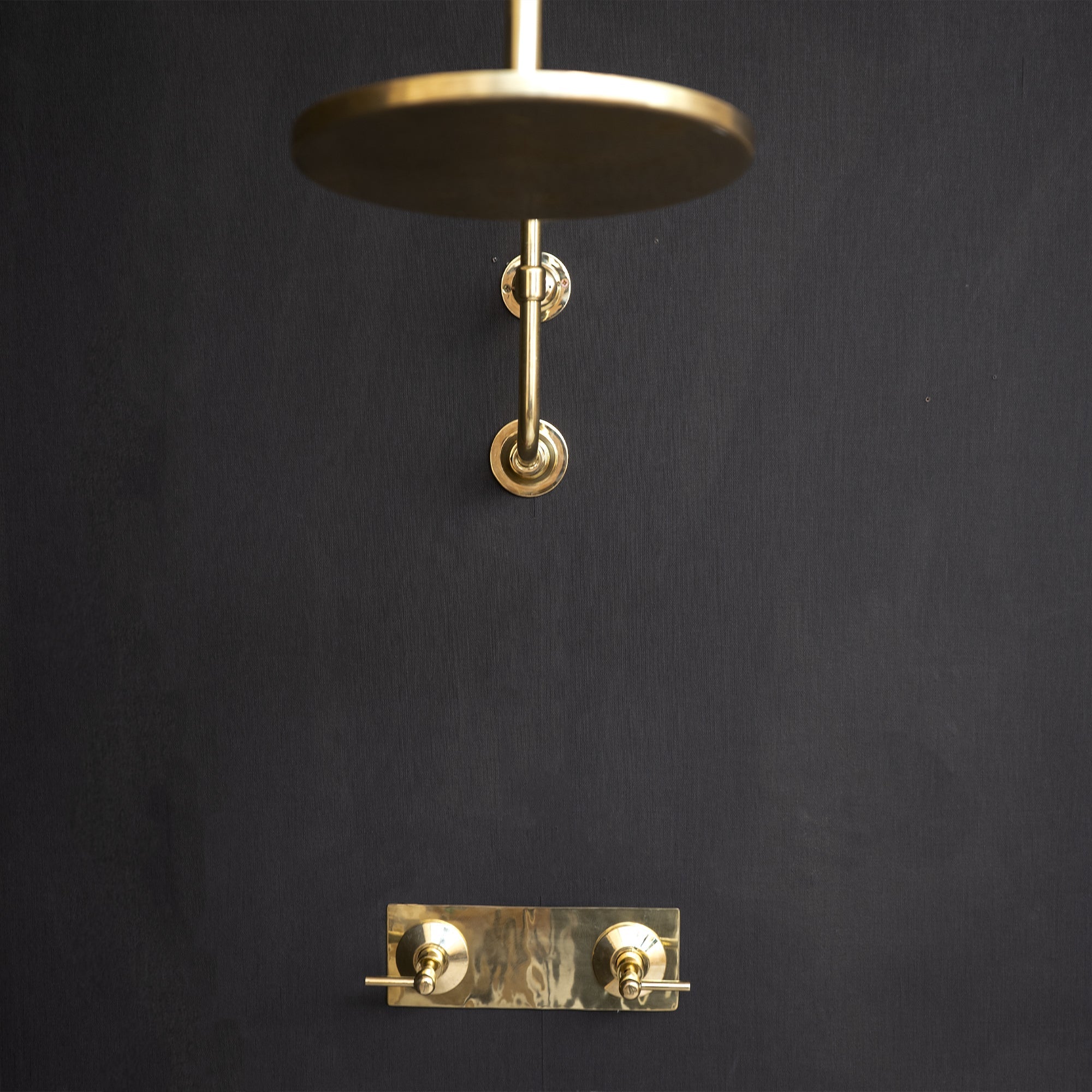 Solid Brass Shower Head Charm - 7 Finishes | Brassna The Charm Shower