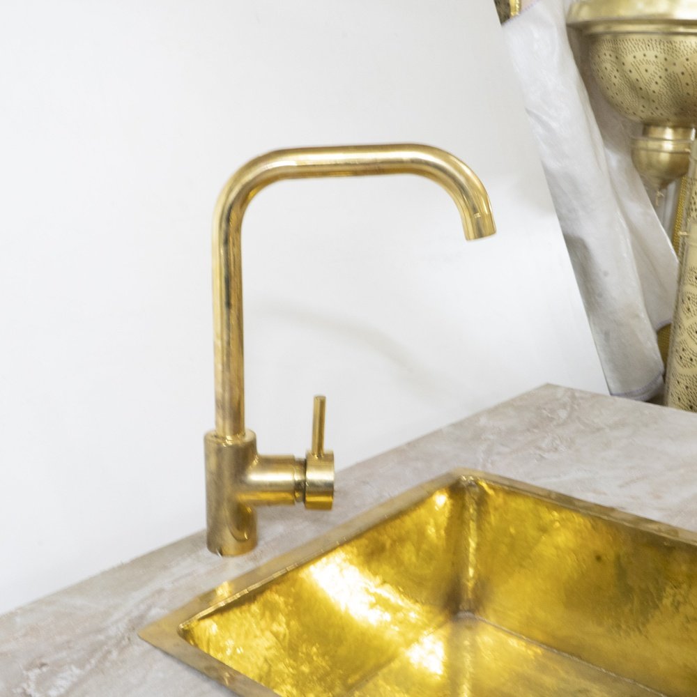 Single Hole Bathroom Faucet With Lever Handle Handcrated Lever Handle Mixer Kitchen And Bathroom Faucet