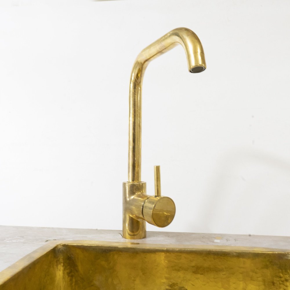 Single Hole Bathroom Faucet With Lever Handle Handcrated Lever Handle Mixer Kitchen And Bathroom Faucet