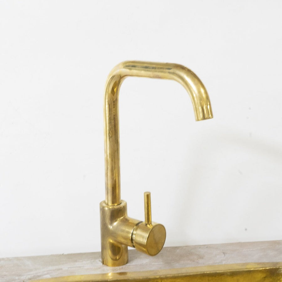 Single Hole Bathroom Faucet With Lever Handle Handcrated Lever Handle Mixer Kitchen And Bathroom Faucet