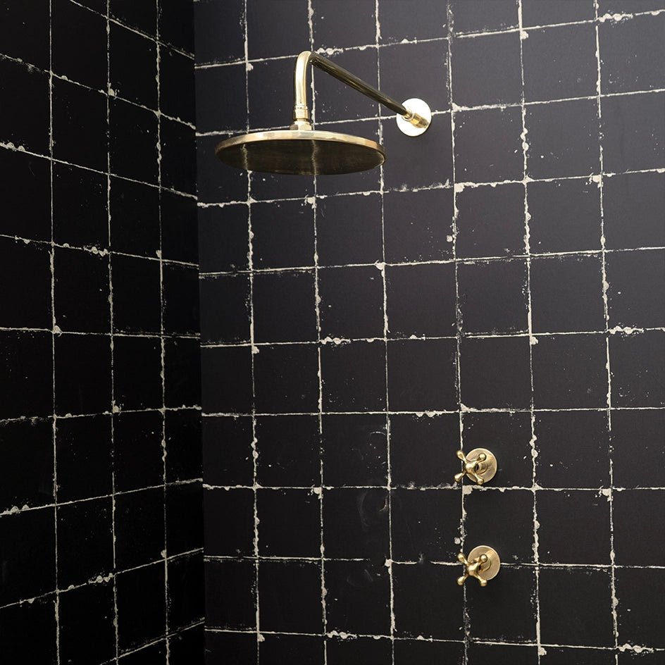 Handcrafted Solid Brass Shower Head And handheld Set Luxury Shower Swivel