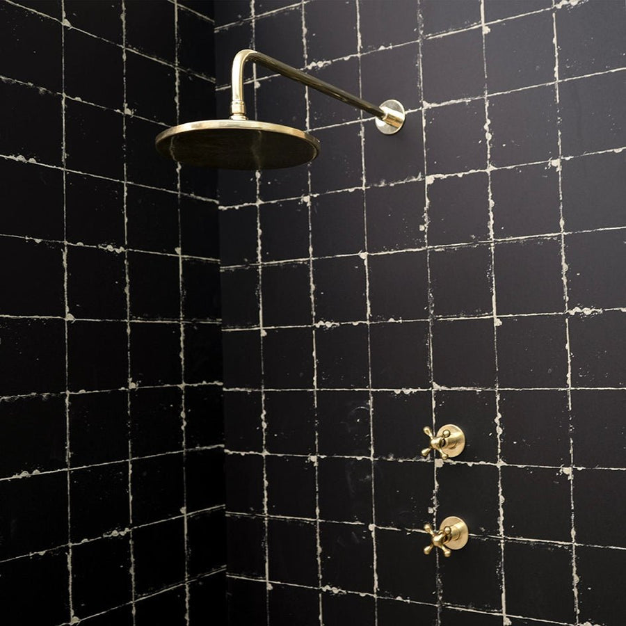 Handcrafted Solid Brass Shower Head And handheld Set Luxury Shower Swivel