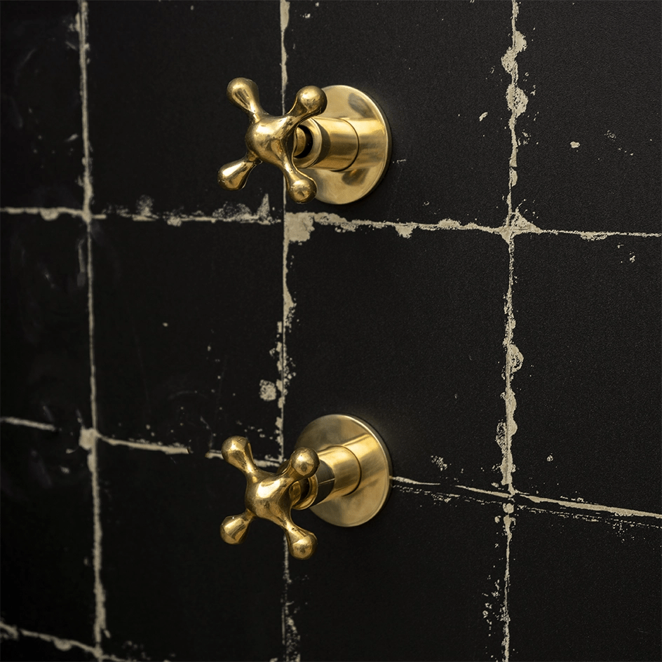 Handcrafted Solid Brass Shower Head And handheld Set Luxury Shower Swivel