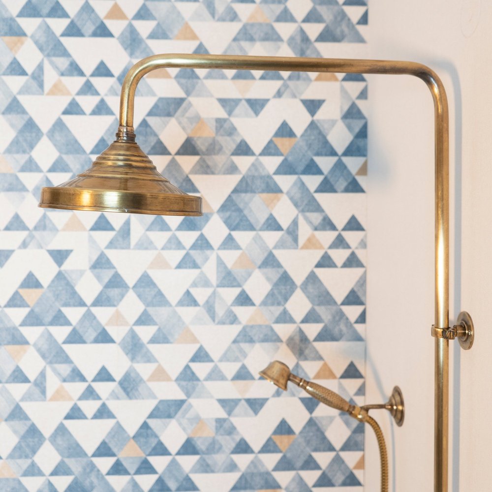 Oil Rubbed Exposed shower head with handheld - Brassna