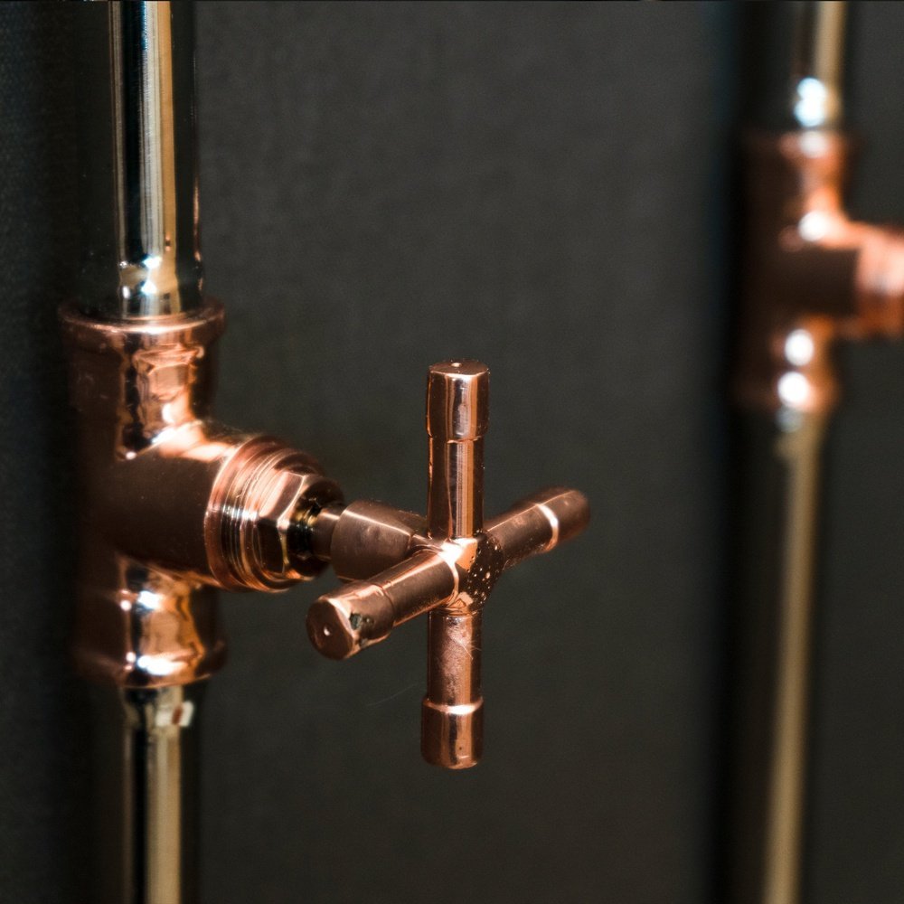 Brass Bathroom Faucet Fashioned - Never Plated | Brassna The Old Wall Pour