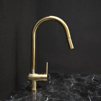 Pull-Down Kitchen Faucet - Brassna