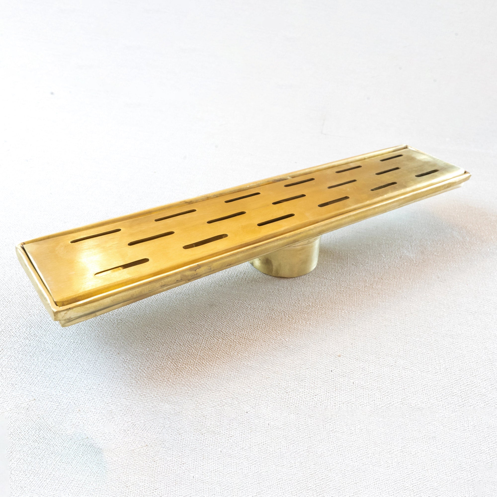 Solid Brass Shower Head Drain, - 7 Finishes | Brassna The Linear Drain