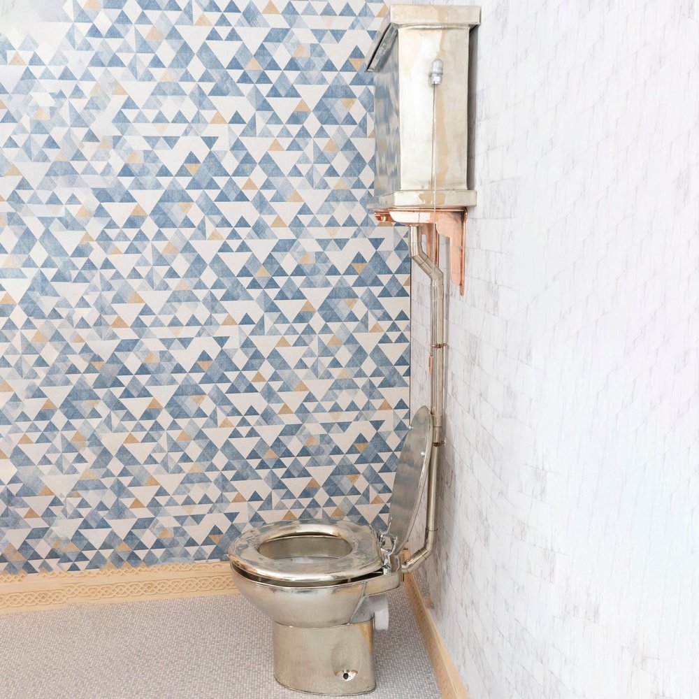 The Victorian German Silver high level toilet - Brassna