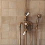 Brass Shower System - Never Plated | Brassna Thermostatic Shower