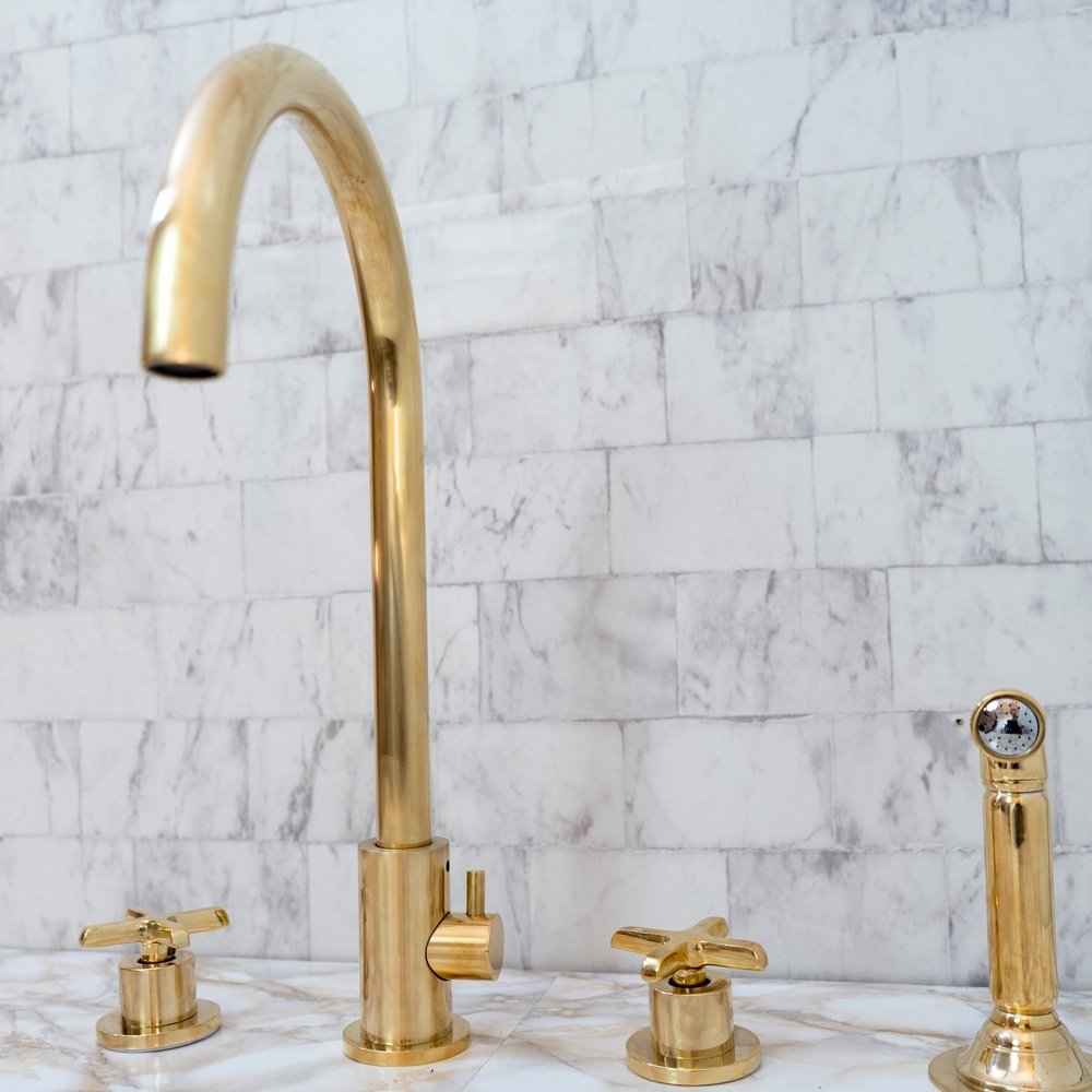 Solid Brass Pour | The Diverter Pour — Brassna The Diverter Pour