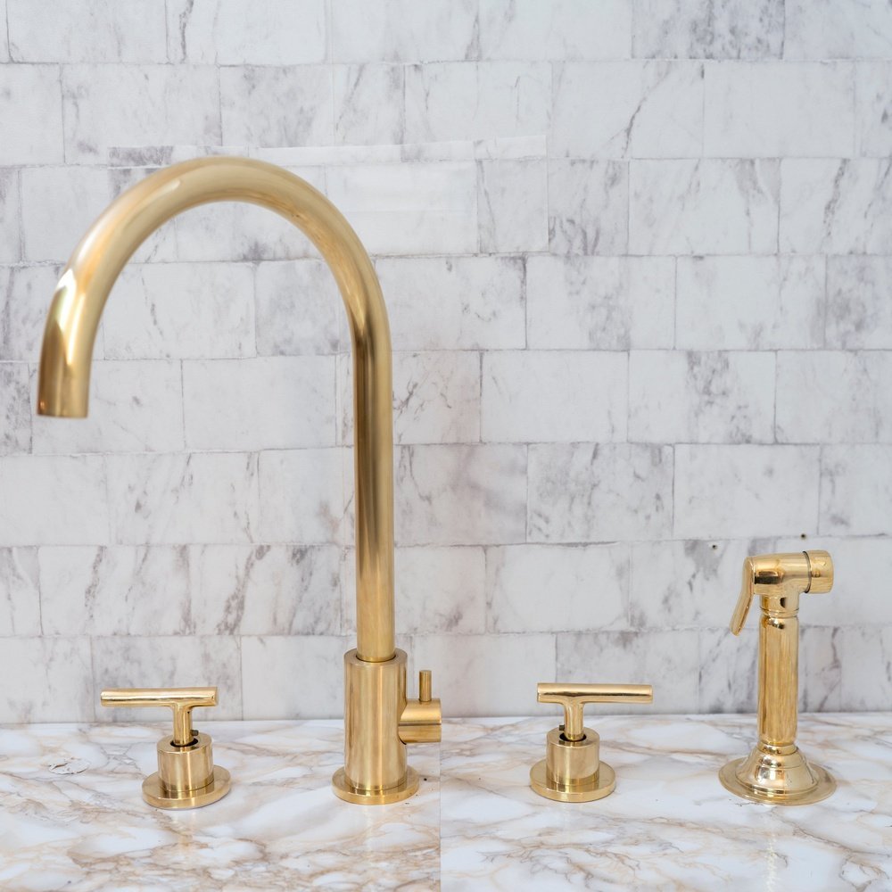 Solid Brass Pour | The Diverter Pour — Brassna The Diverter Pour