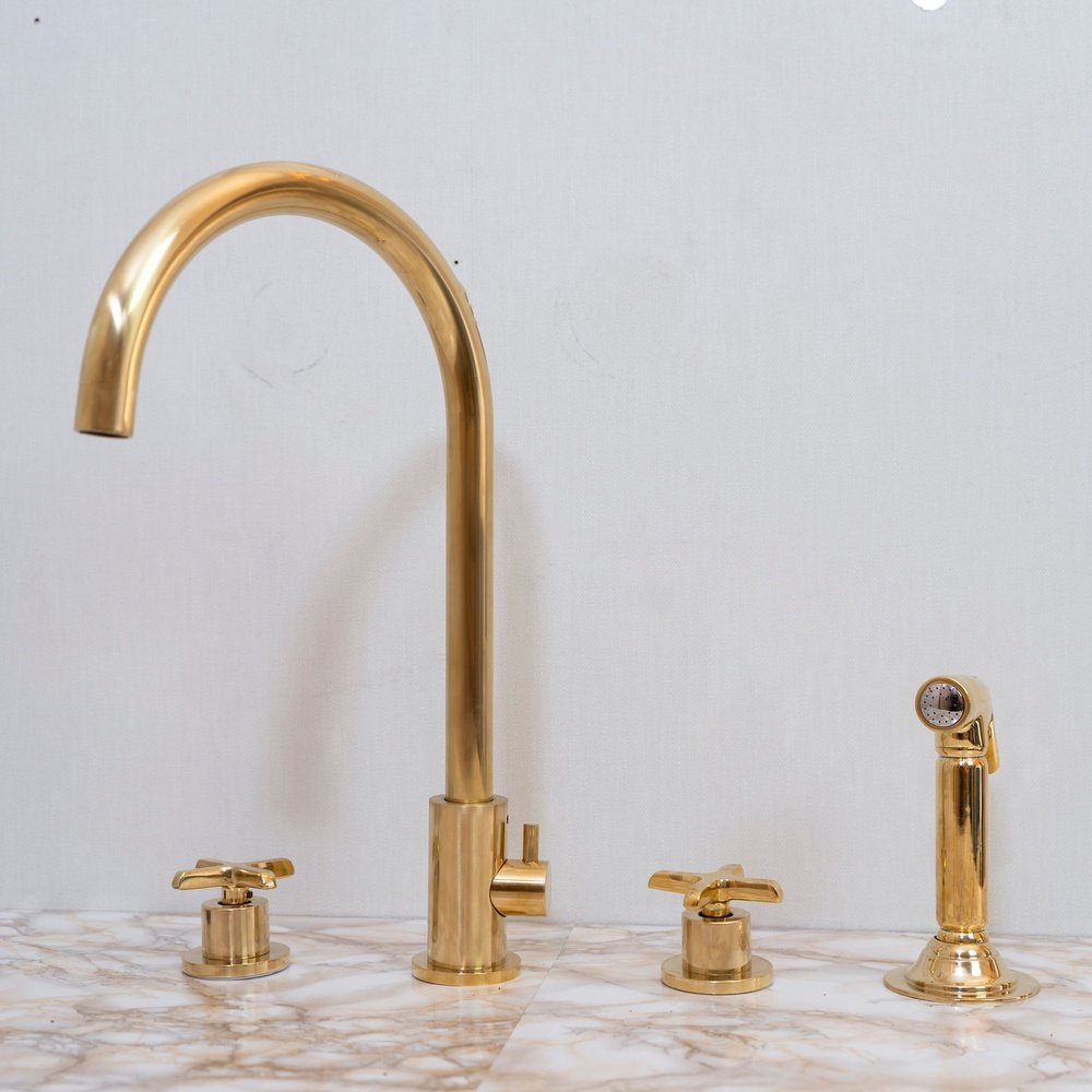 Solid Brass Pour | The Diverter Pour — Brassna The Diverter Pour