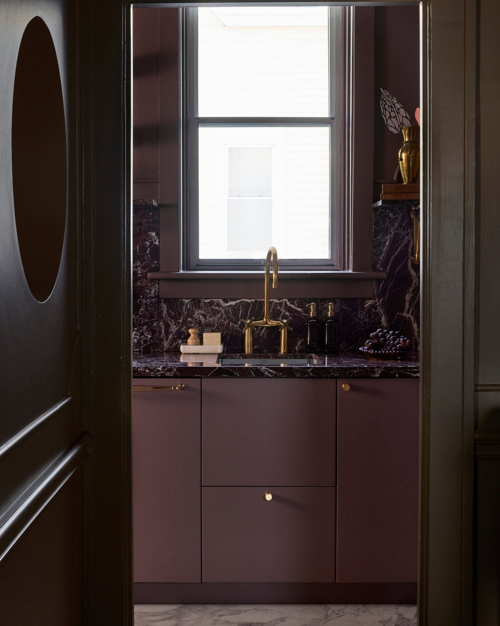 Unlacquered Brass Kitchen Faucet - 7 Finishes | Brassna The Bridge