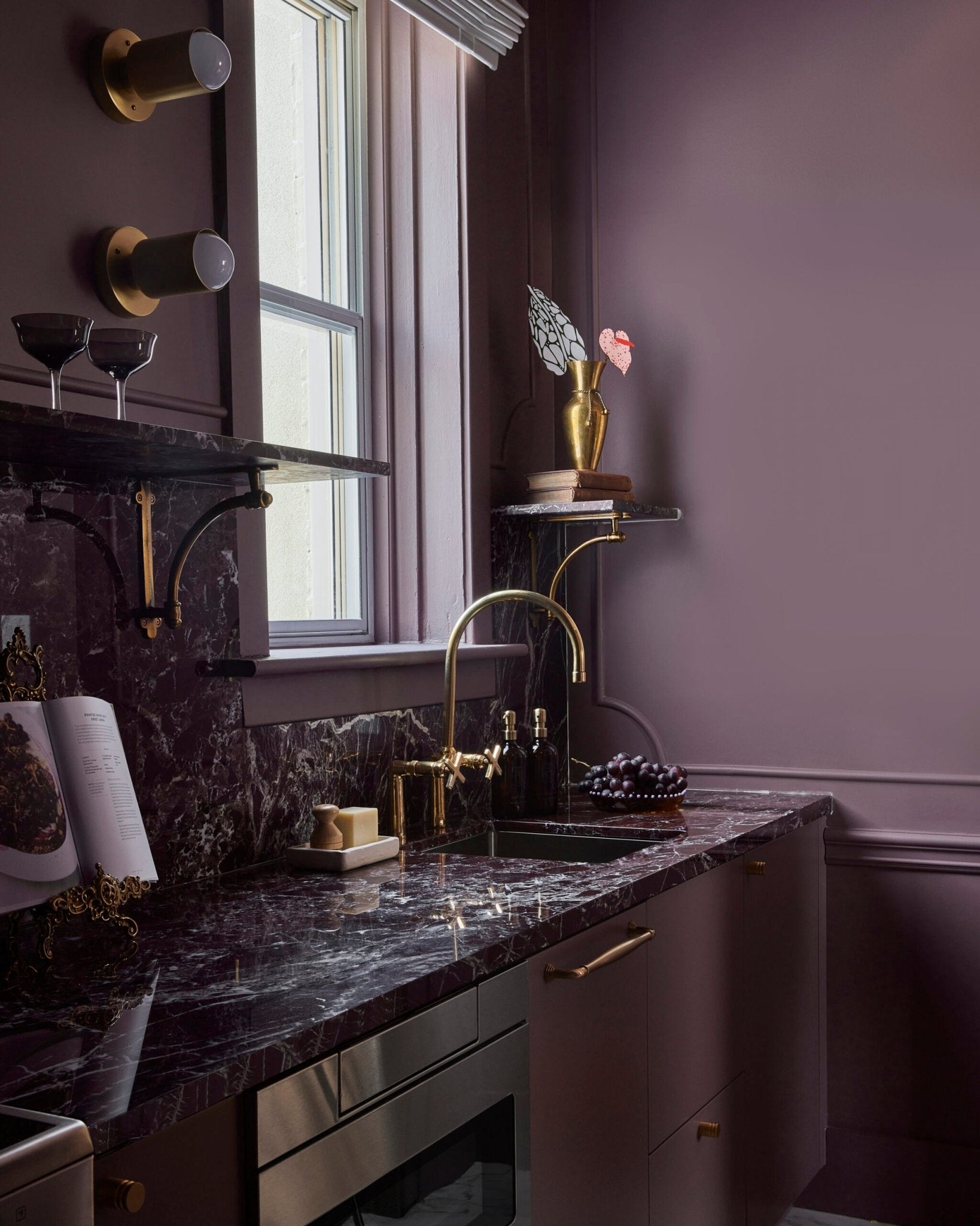 Unlacquered Brass Kitchen Faucet - 7 Finishes | Brassna The Bridge
