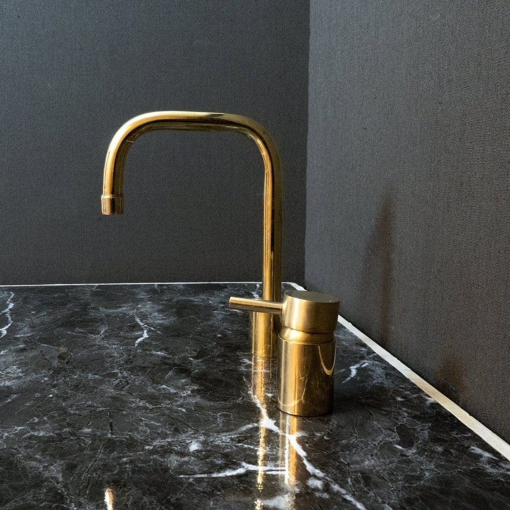 Unlacquered Brass Bathroom Faucet Basin | Brassna The Deck Pour