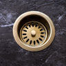 Brass Disposer Flange with Removable Basket Straine