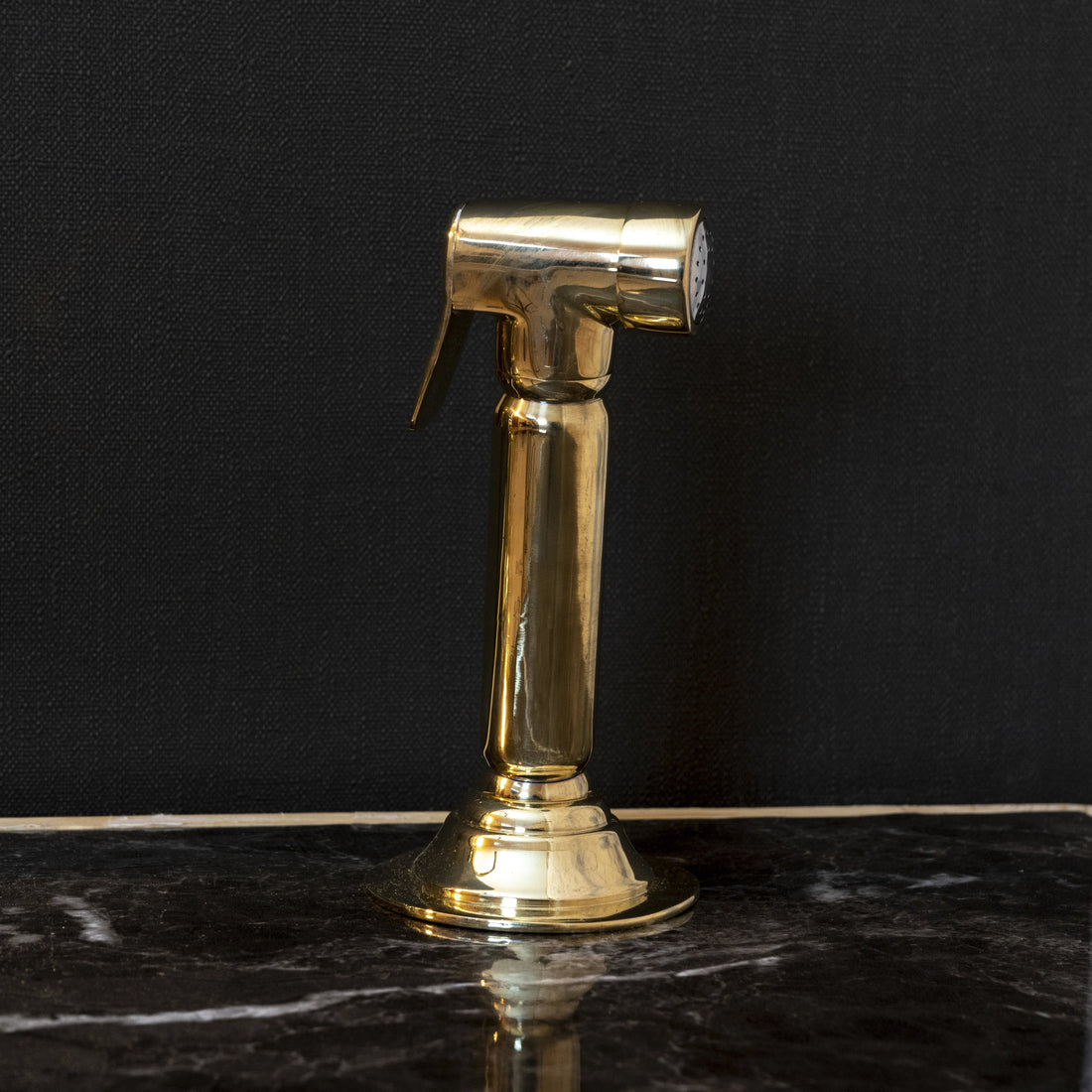  Unlacquered Brass kitchen side sprayer