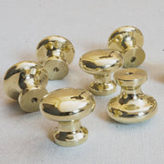 Unlacquered Brass knobs - Brassna