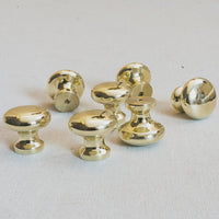 Unlacquered Brass knobs - Brassna