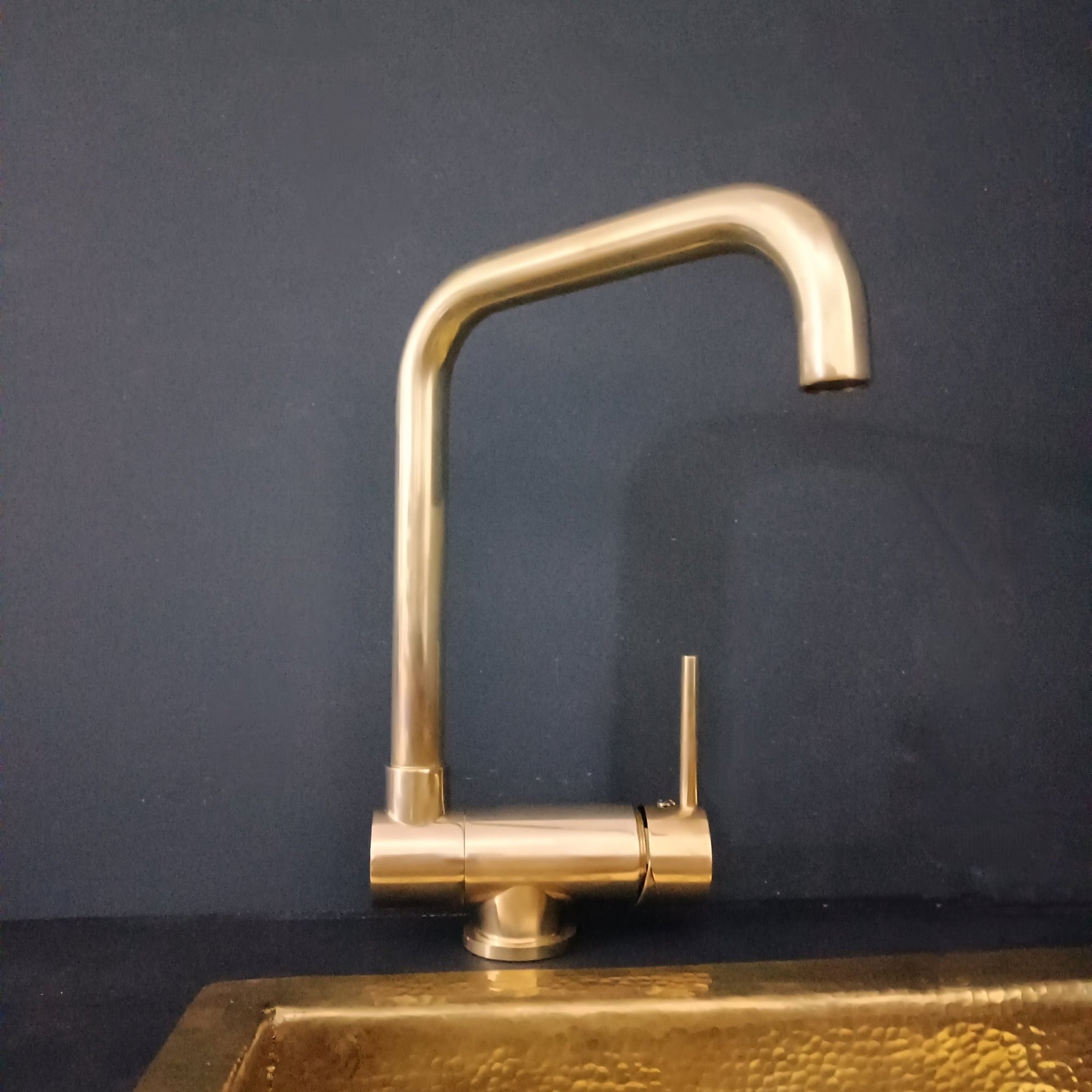 Unlacquered Brass Bathroom Faucet Foldable | Brassna The Foldable Pour