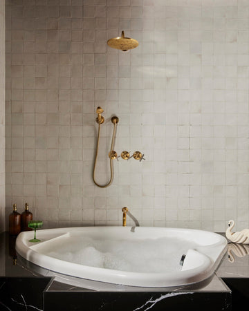 Handcrafted Solid Brass Shower Head And handheld Set, Unlacquered Brass Rain Shower Set Unlacquered Brass Shower SetHead And handheld Set