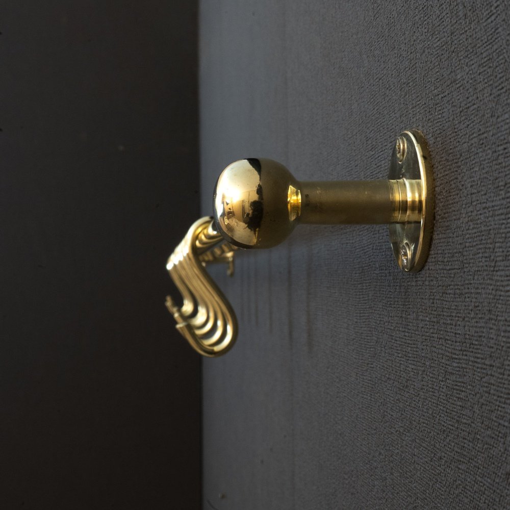 Solid Brass Pot Rack Wall Mount - 7 Finishes | Brassna The Pot Rack