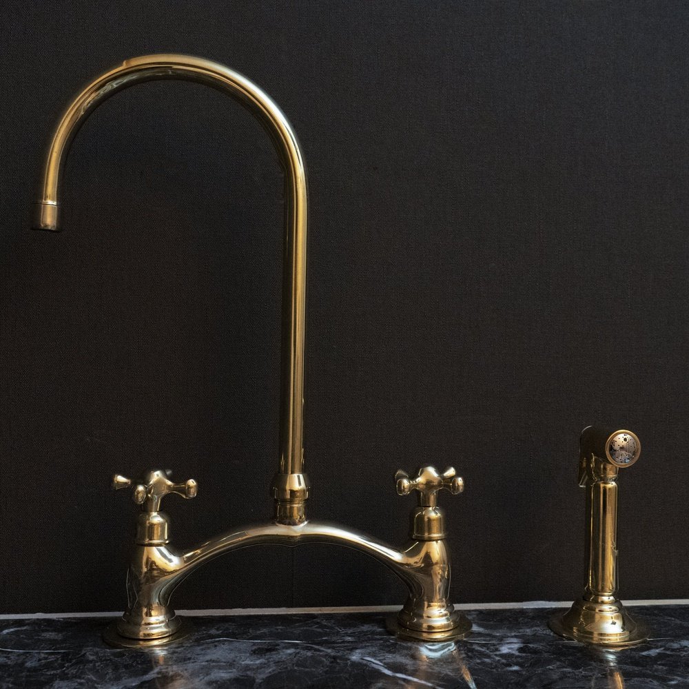 Bridge faucet, kitchen faucet, kitchen sink, sink faucet,bridge faucet Victorian Bridge Faucet